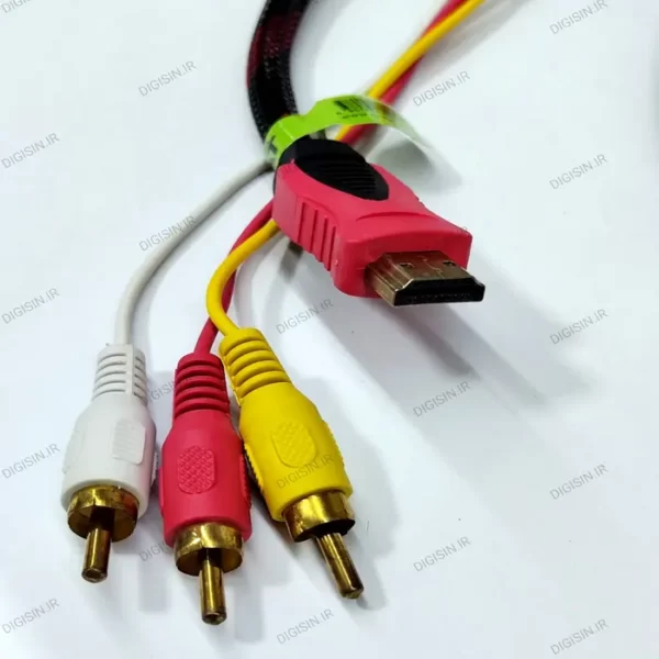 کابل اچ دی ام ای به ای وی TP-LINK TP-1.5M HDMI TO 3AV Cable